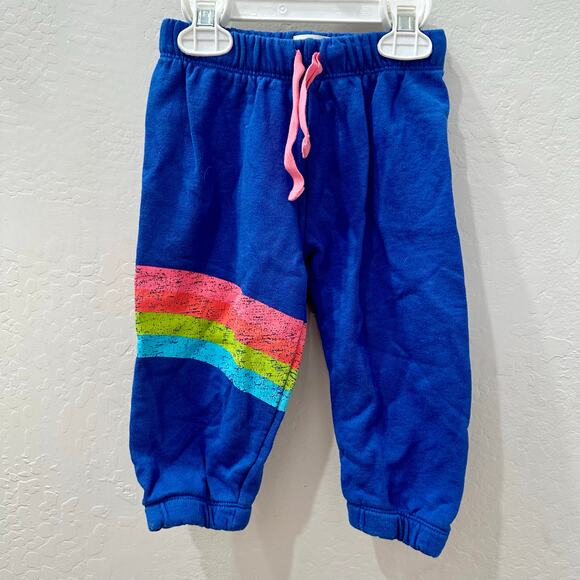 Hatley Blie Rainbow Stripe Jogger Pants - Picture 1 of 6